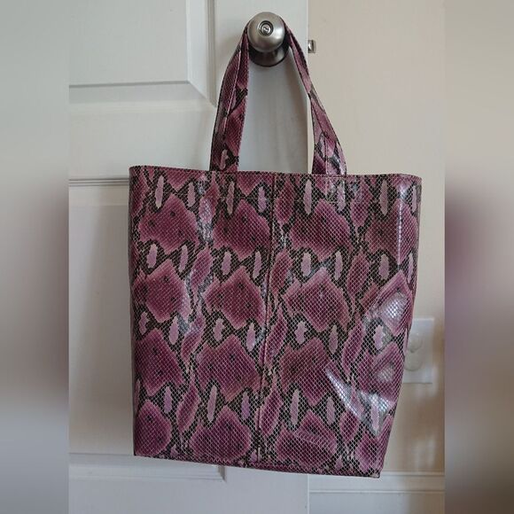 Consuela Purple Snake Print Tote - Picture 2 of 16